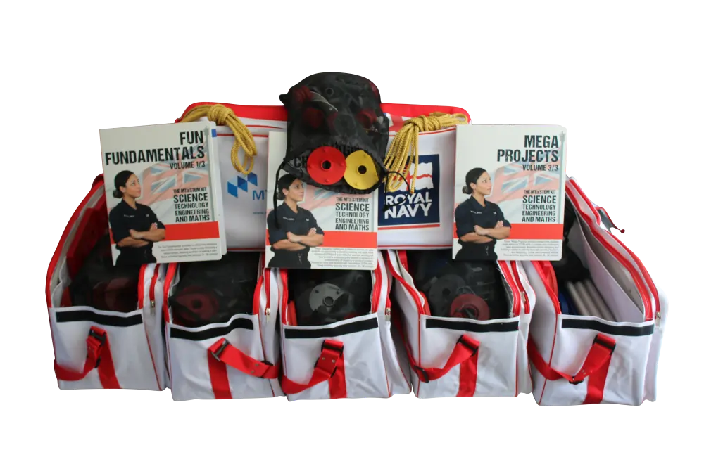 MTa Royal Navy kit used for hands-on, experiential learning in military training and development.