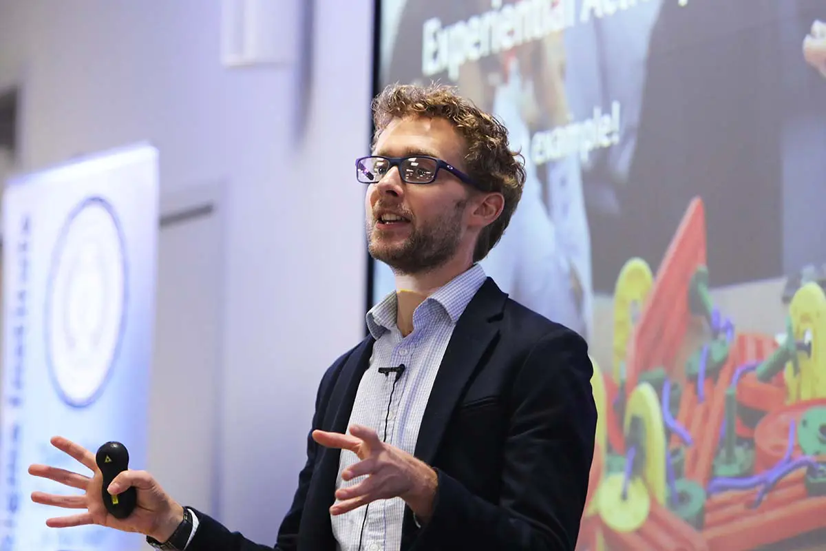 Professionals collaborating