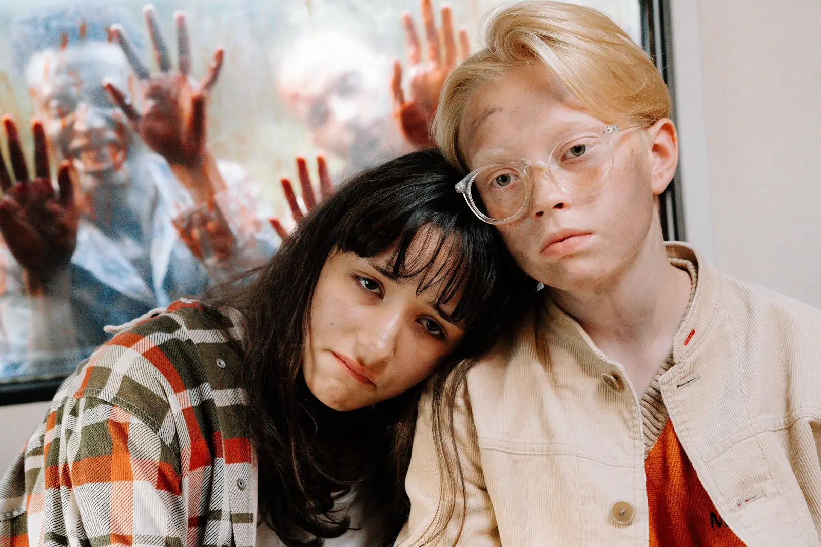 Children designing and testing shoe covers to move silently during a zombie apocalypse, actively applying STEM principles to create solutions for noise reduction and stealth.