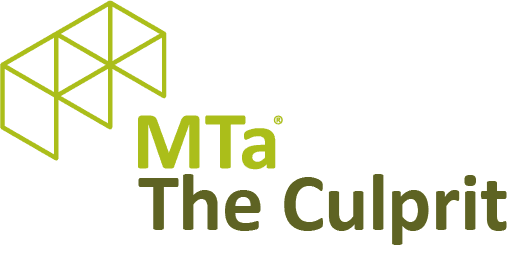 MTa Culprit logo, representing a team problem-solving game focused on building trust and collaboration.